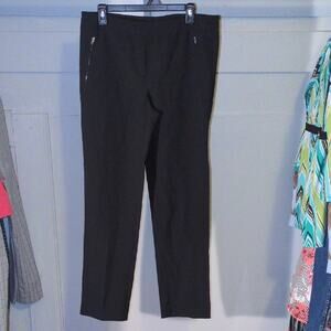 Zac & Rachel Black Dress Pants Straight Leg